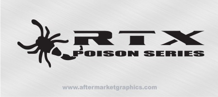 RTX Wheels Decals - Pair (2 pieces)